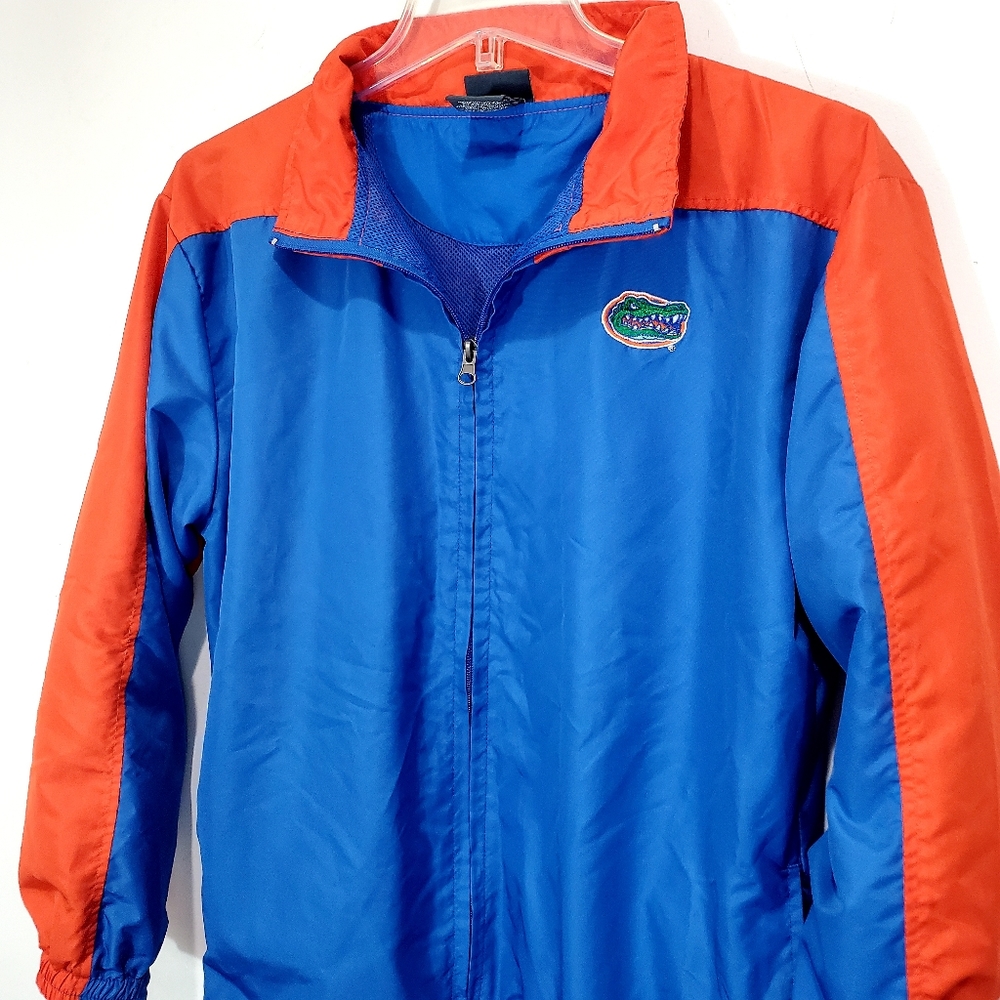 Pro Edge FL Gators Wind Jacket Size 12/14 Unisex